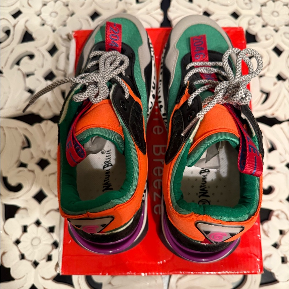Nature Breeze Multicolor Dad Sneakers. Size 9 NIB - Picture 5 of 10